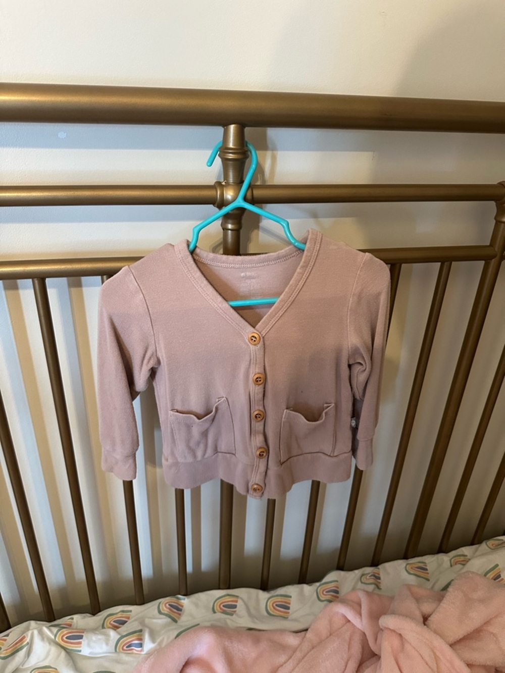 Kyte BABY Mauve Pink Baby Cardigan Jacket